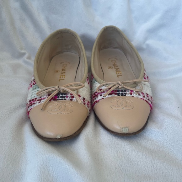 Chanel Tweed Ballerina Flats - Picture 2 of 3